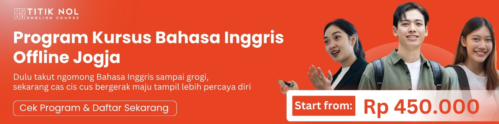 Program Kursus Bahasa Inggris Offline Jogja