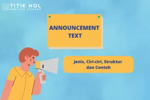 announcement text