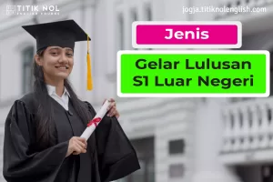 Gelar Lulusan S1 Luar Negeri