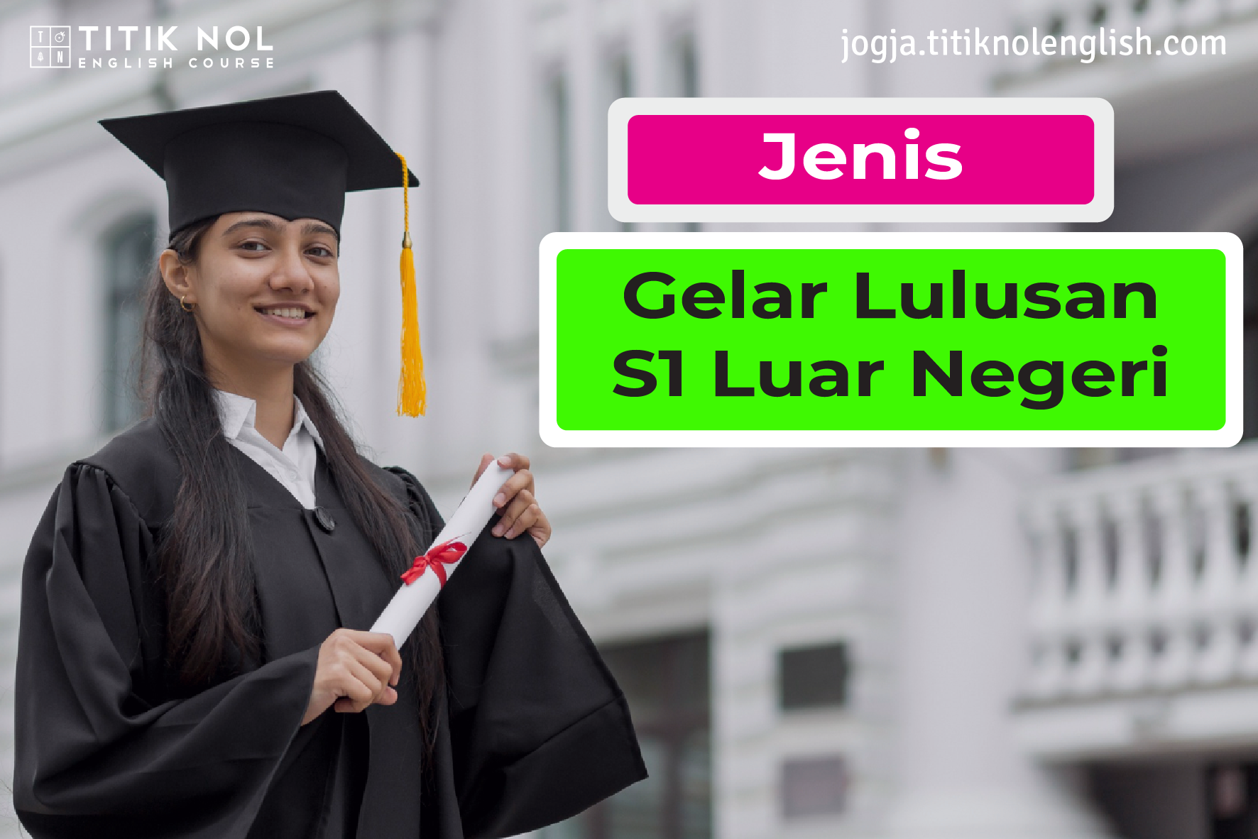 Jenis Gelar Lulusan S1 Luar Negeri - Jogja.titiknolenglish.com