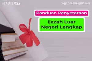Penyetaraan Ijazah Luar Negeri