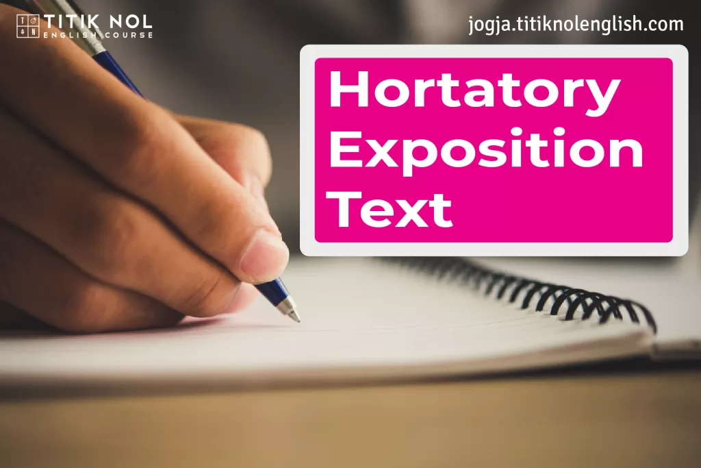 Hortatory Exposition Text