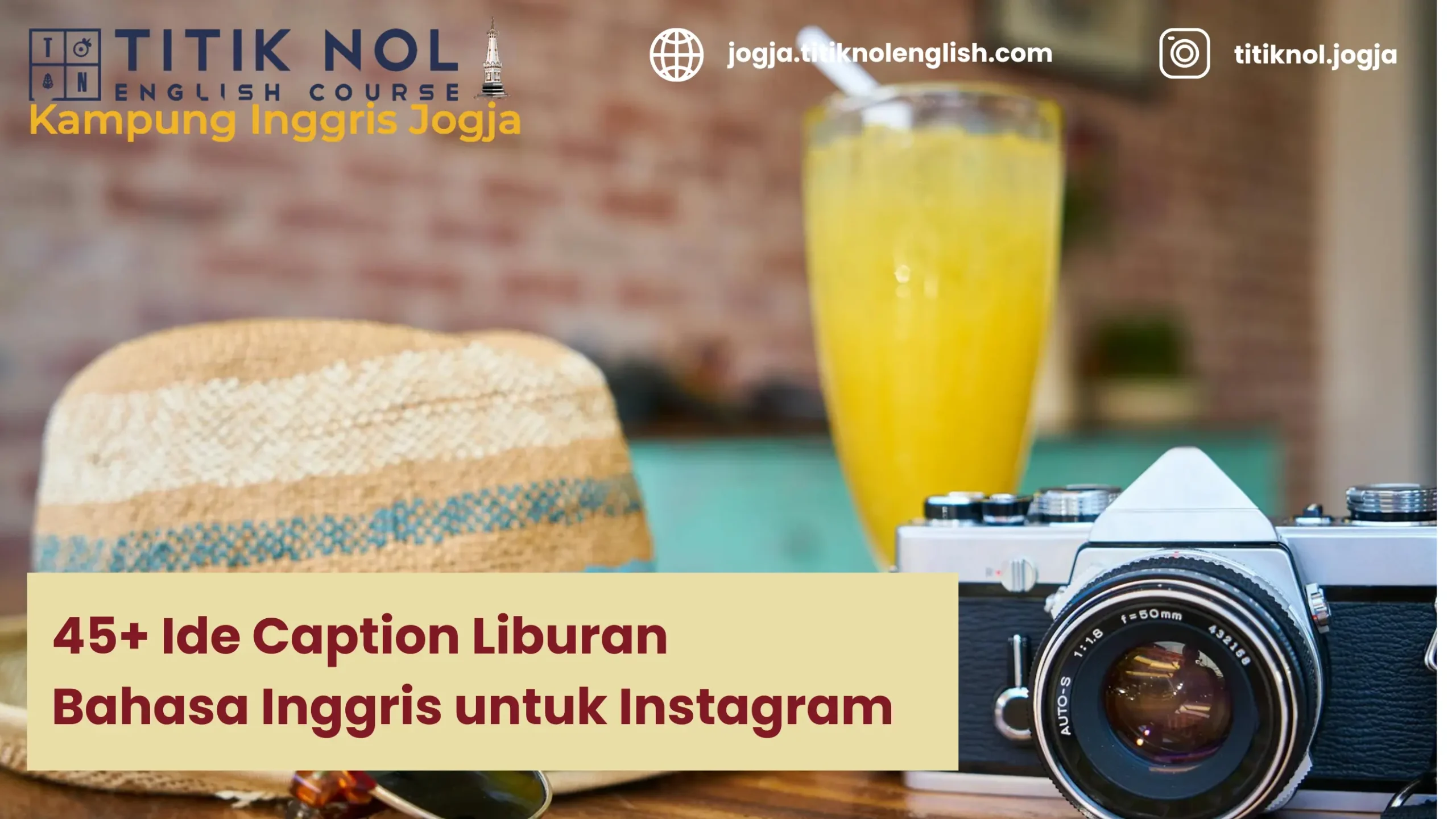 Caption Liburan Bahasa Inggris