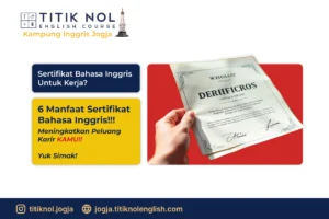 Sertifikat Bahasa Inggris untuk Kerja_
