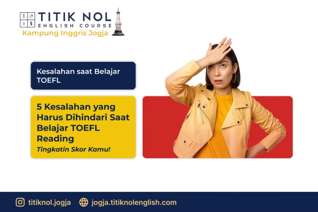 Kesalahan saat Belajar TOEFL