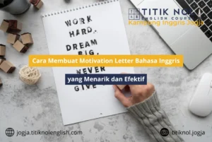motivation letter bahasa inggris