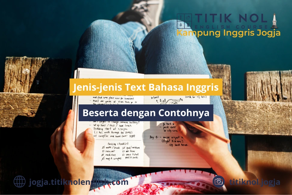 jenis-jenis text bahasa inggris