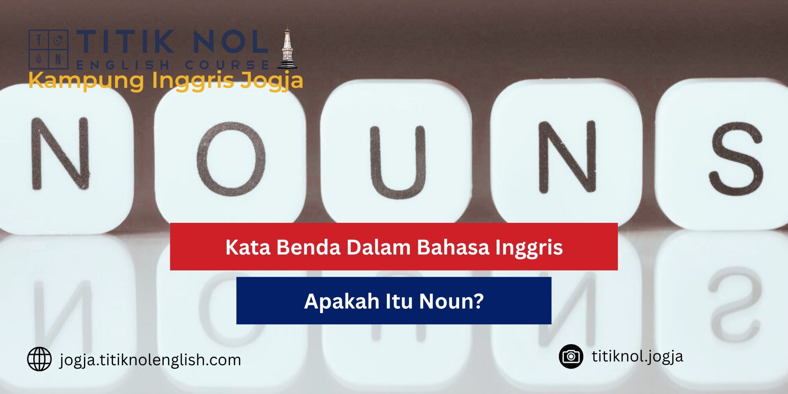 Kata Benda dalam Bahasa Inggris
