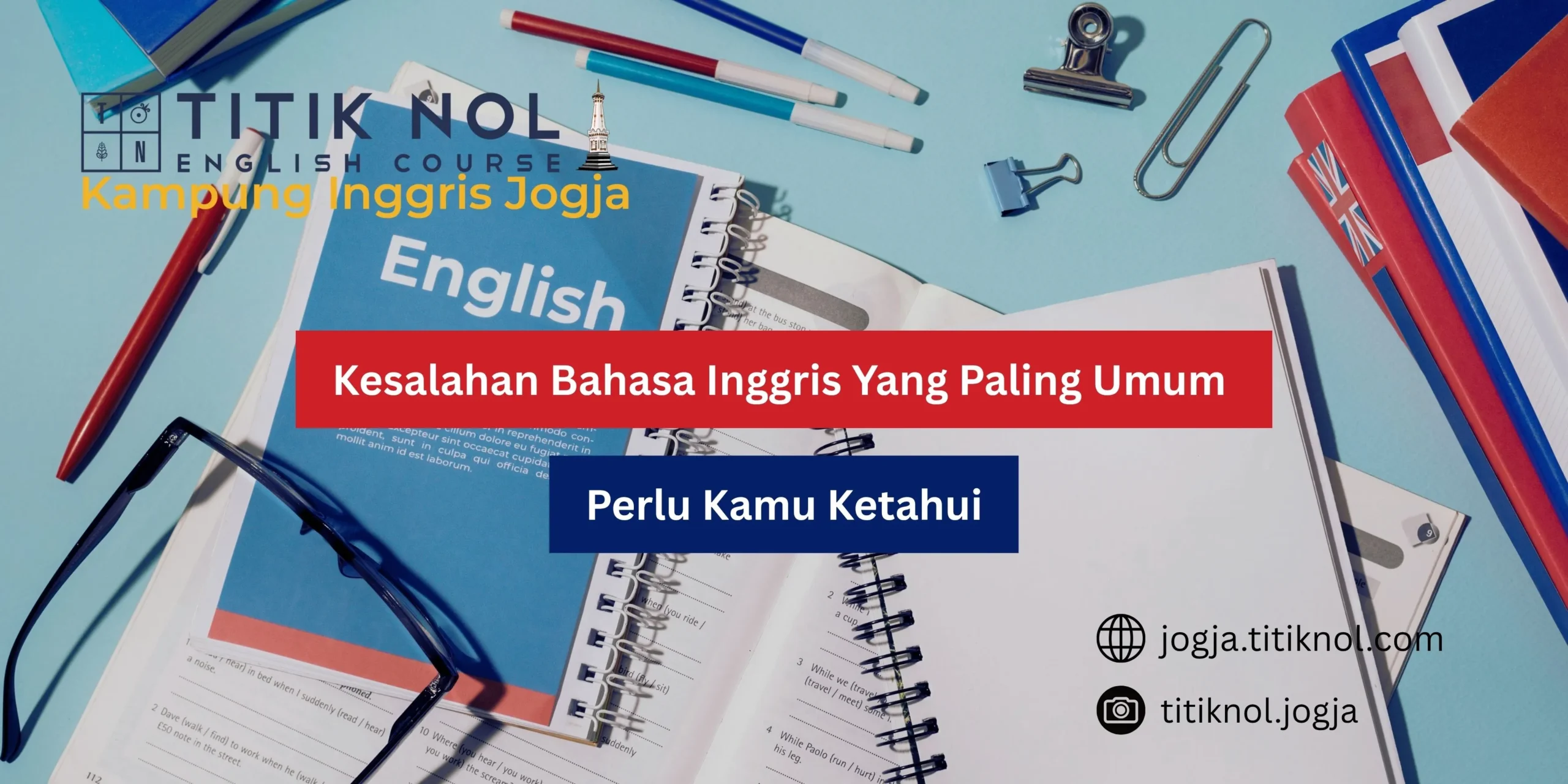 Kesalahan bahasa Inggris yang paling umum