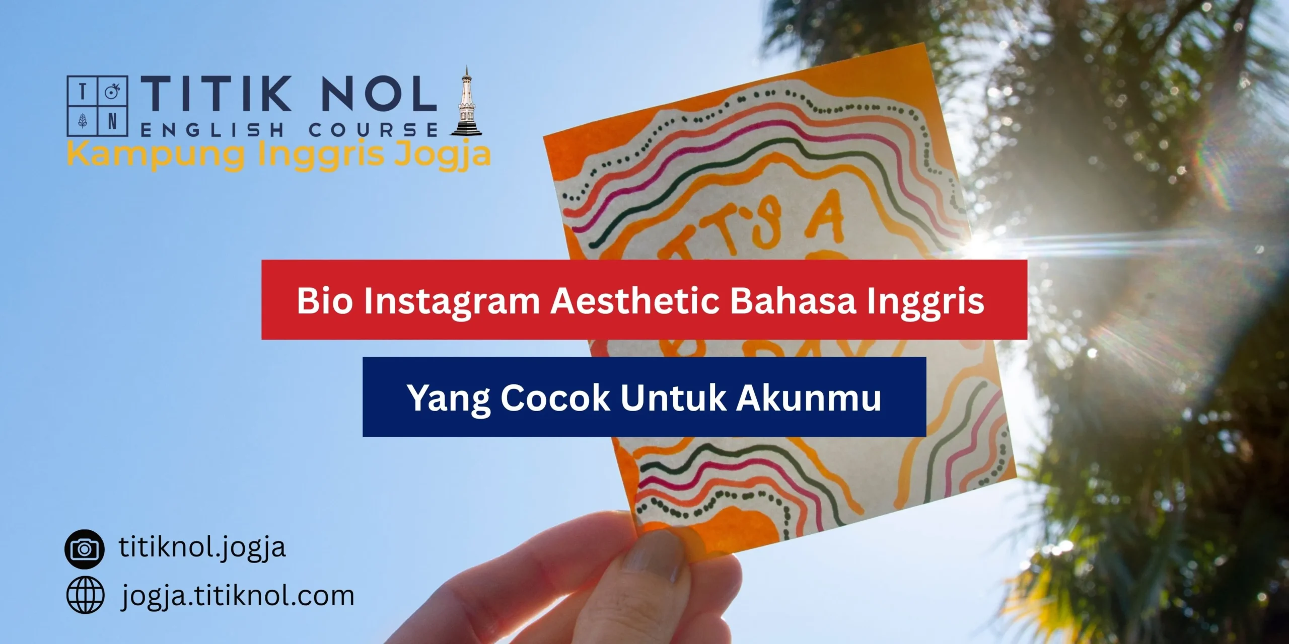 Bio Instagram Aesthetic Bahasa Inggris