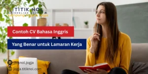 Contoh CV Bahasa Inggris