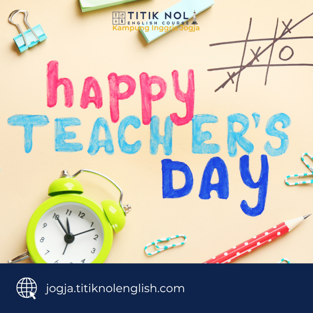 Kaartu Ucapan Bahasa Inggris Untuk Guru