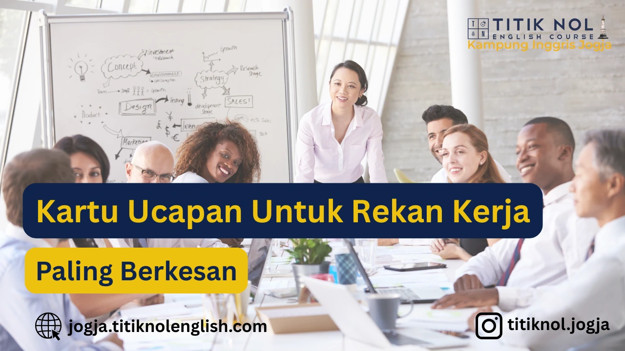 Kartu Ucapan Bahasa Inggris Dunia Kerja