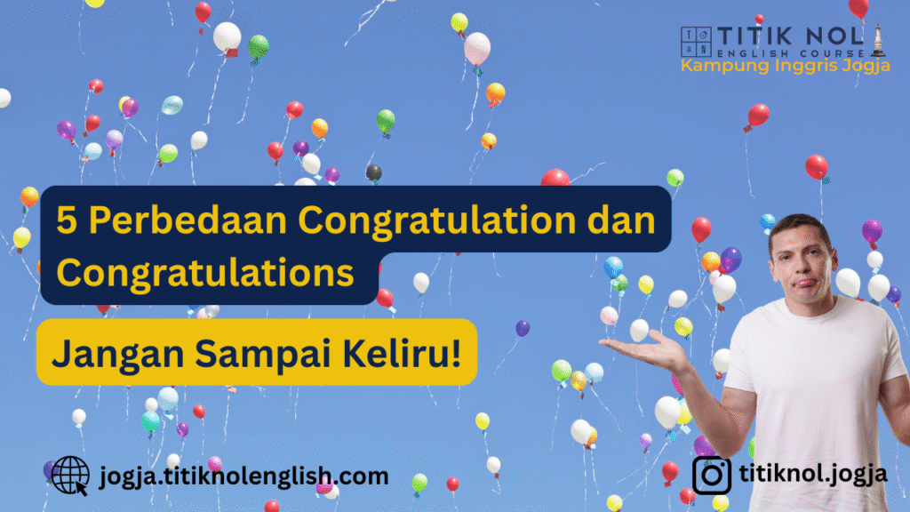 Perbedaan Congratulation dan Congratulations