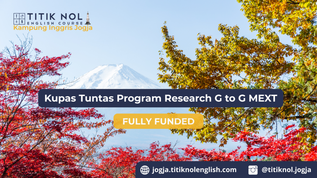 Program Research G to G MEXT