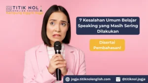 Kesalahan umum belajar speaking