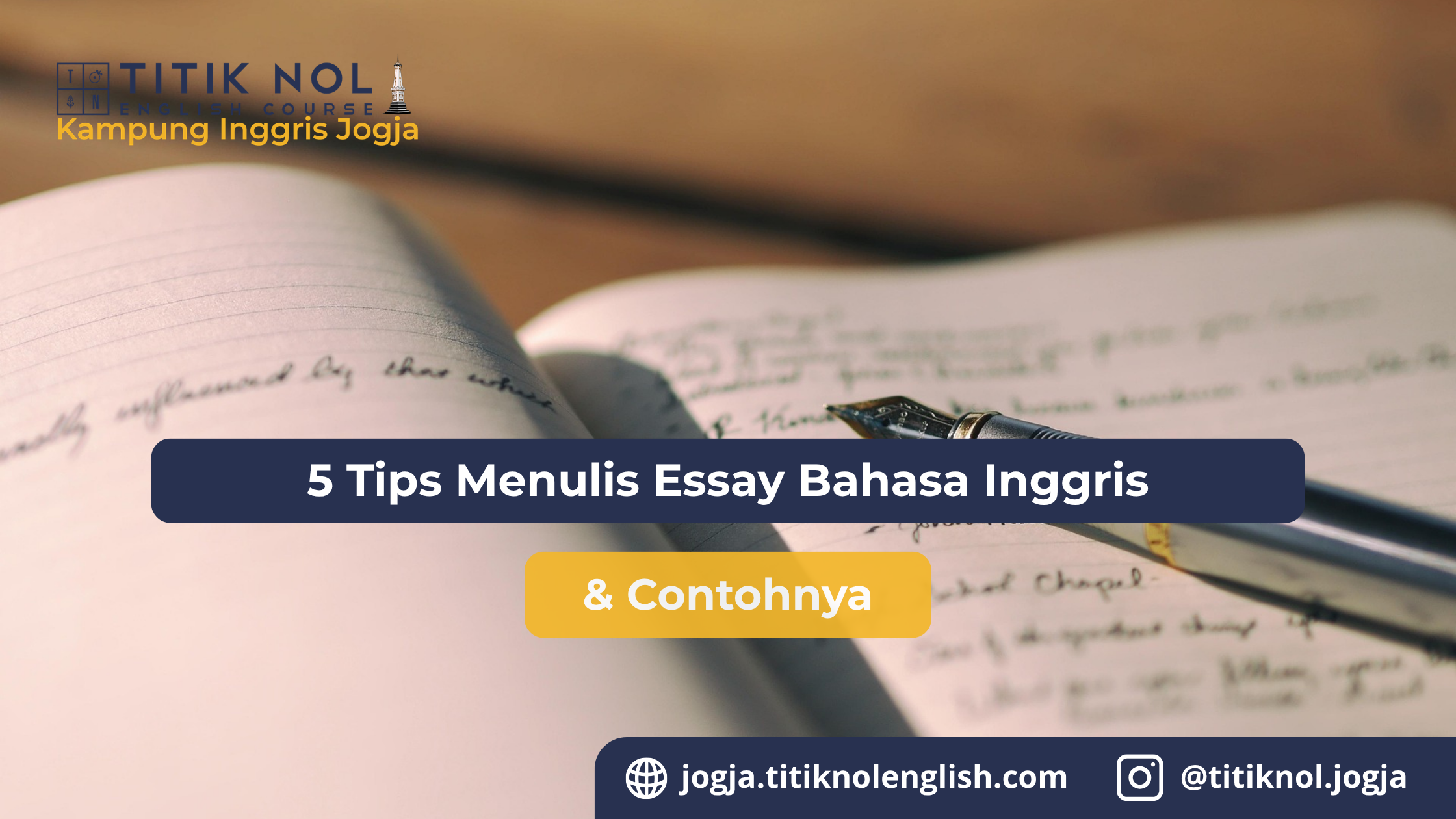 tips menulis essay bahasa Inggris