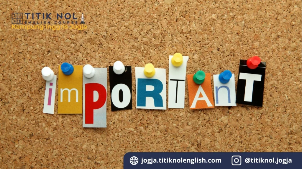 belajar english