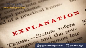 Contoh Explanation Text